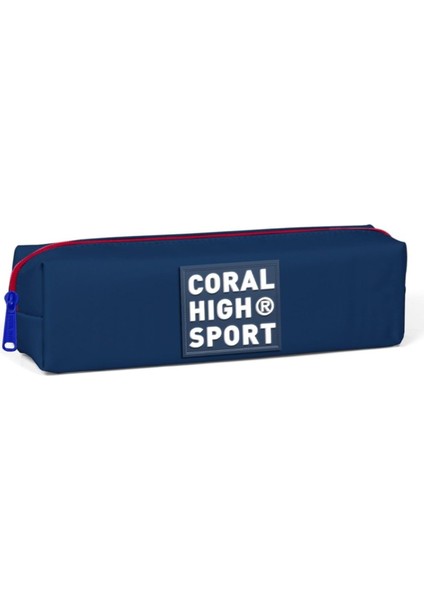 High Sport Tek Bölmeli Lacivert Kalem Çantası