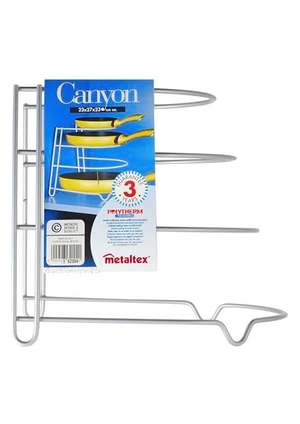 Canyon-4 Katlı Tava Rafı Polytherm Kaplama Gri modelleri