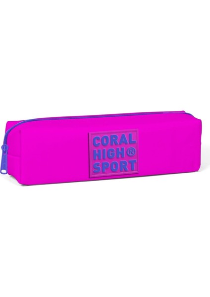 High Sport Tek Bölmeli Pembe Kalemlik