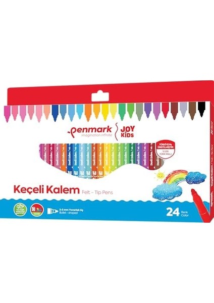 Süper Yıkanabilir Keçeli Kalem 24'lü Hs fiyatları