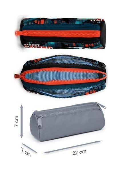 High Siyah Nefti Yarış Arabası Üç Bölmeli Kalem Çantası - Erkek Çocuk fiyatları