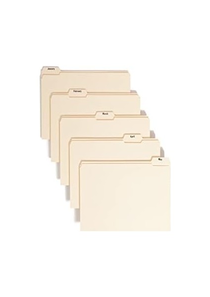 Indiziert Dosya Düzenleyici Set, Aylık (Jan-Aralık) Klasör, Güçlendirilmiş 1/5-Cut Tab, Letter Size, Manila, 12 Pro Set (Navigasyon Cihazı) fiyatları