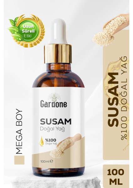 Susam Yağı Soğuk Sıkım Saf ve Sesame 100 ml