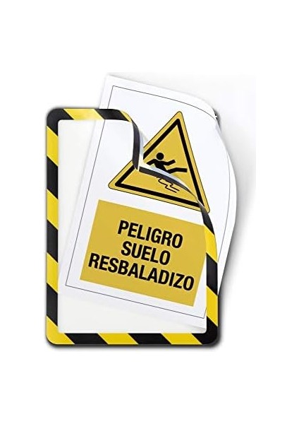 194974 Praesentationsrahmen, Magneto Safety Line, Dın A4, Pvc, 2 Adet modelleri