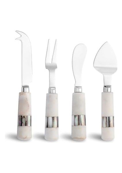 Romano Mermer Peynir Servis Seti Beyaz modelleri