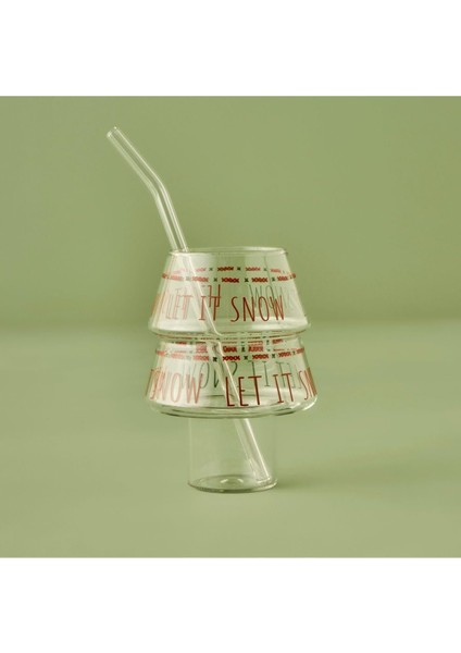 Maison Jolly Pipetli Borosilikat Bardak (500 Cc)