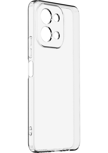 Vivo Y28 Kılıf Zore Süper Silikon Kapak - Şeffaf