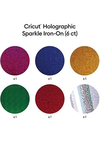 Vinil Kalıcı - Holografik Sparkle Ultimate Sampler, 12 x 12 Vinil Levha ve Yapışkan Folyo, Cricut Makineleri Için Yapışkan Vinil, Uzun Süreli Kendin Yap Projeleri Yaratın (6'lı Paket) fiyatları