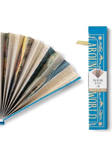 Kitap Şeklinde Yelpaze Around The World fiyatları