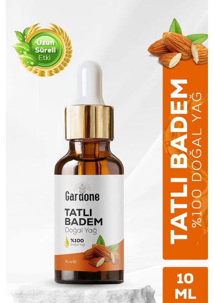 Tatlı Badem Yağı Soğuk Sıkım %100 Saf ve Doğal Sweet Almond 10ML