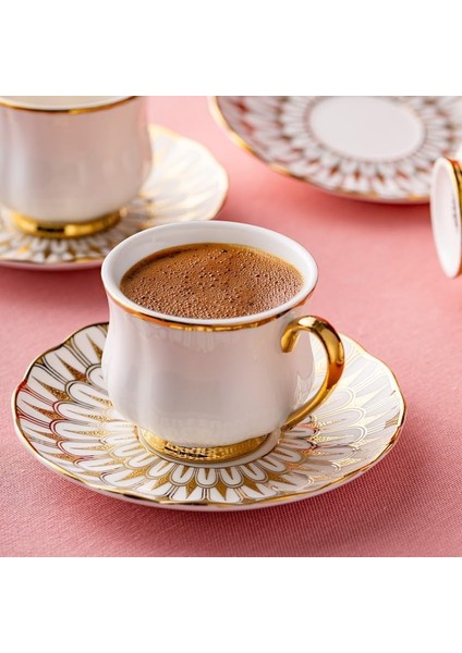 Porselen Rumeli 6 Kişilik Kahve Fincan Takımı modelleri