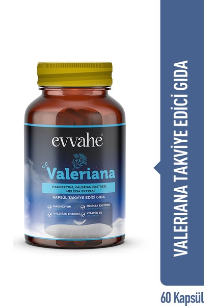 Valerian Ekstresi ve Melissa Ekstresi Içeren Kapsül
