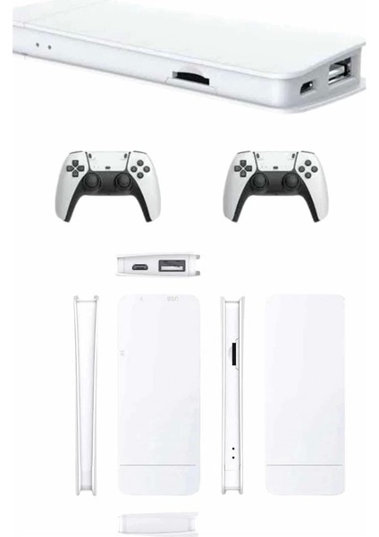 3D Çift Oyun Kollu 4K Hd Ekran Nostaljik 20. 000 Oyunlu Beyaz Game Box modelleri