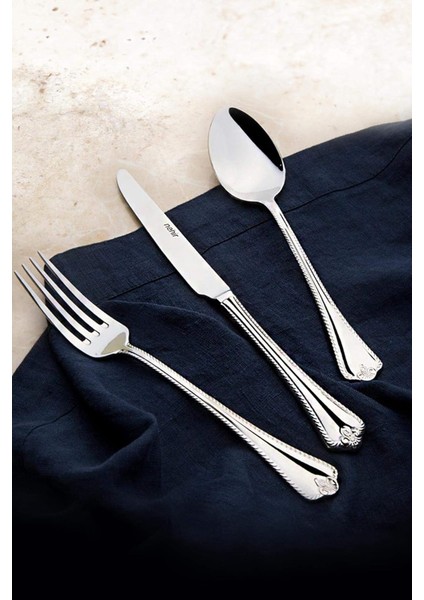 Fulya Sade 12 Kişilik 89 Parça Kutulu Çatal Kaşık Bıçak Takımı