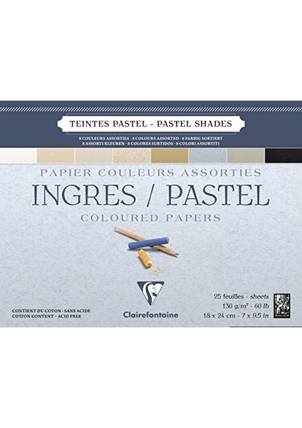 Ingres/pastel Defter, Mavi, 180X240 mm fiyatları