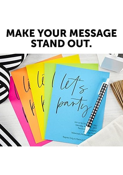 Mega Koleksiyon, Renkli Karton, "brilliant" 5 Renk Çeşitli, 320 Yaprak, 8.5 Inç x 11 Inç - Daha Fazla Sayfa (91687), Çeşitli modelleri