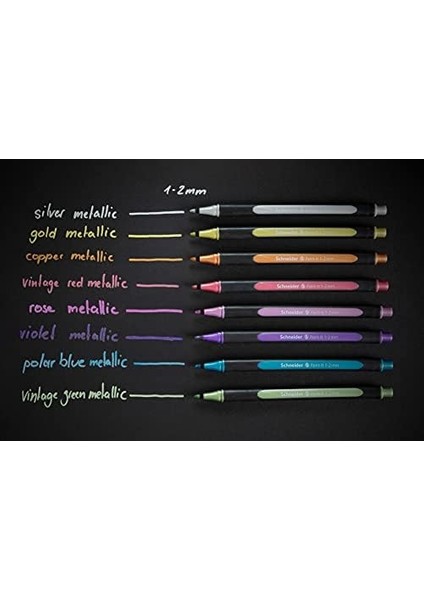 Paint-It Metallicliner 020 (Çizgi Kalınlığı 1-2 Mm, Yüksek Metalik Mürekkep, Hızlı Kurur,%88 Biyo Bazlı Plastik Gövde) 10 Adet, Çeşitli fiyatları