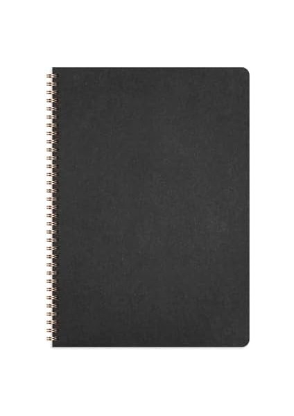 Siyah Kraft Karton Kapak 70 Yaprak 110 Gram Düz Çizgisiz Not Defteri modelleri