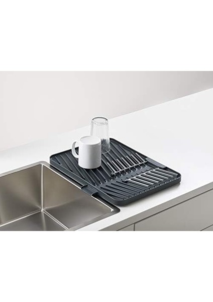 Joseph Ayarlanabilir ve Katlanabilir Plastik Tahliye Süzgeci, Damlama Tepsili Süzgeç, Gri modelleri