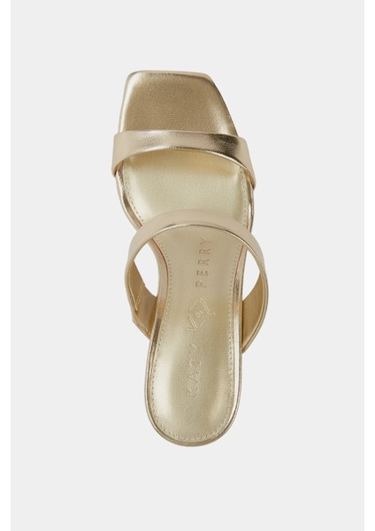 The Maritime Çift Bantlı Kadın Altın Topuklu Terlik fırsatları