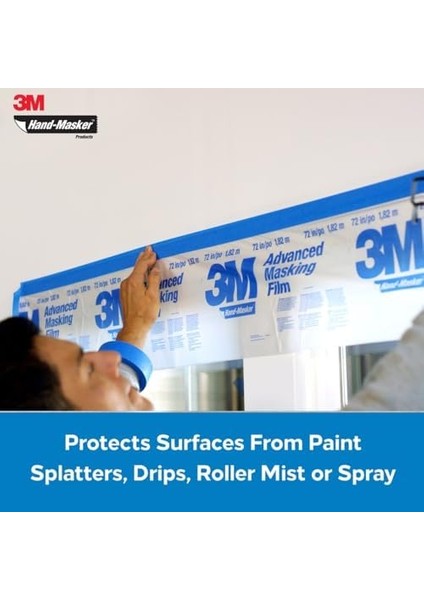 M3000 Pak Hand-Masker Pre Katlanmış Kapatma Filmi Kit - Sarı/mavi/siyah modelleri