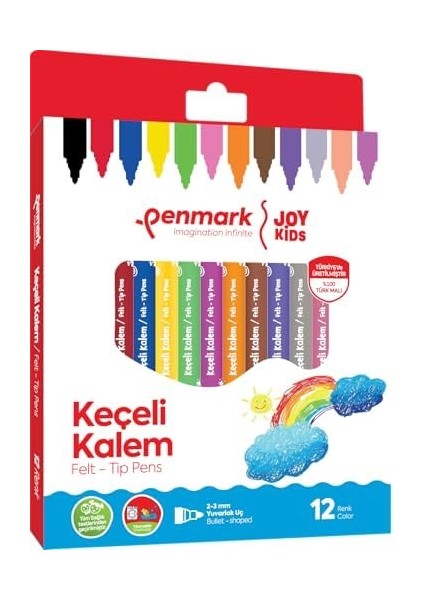 Süper Yıkanabilir Keçeli Kalem 12'li fiyatları