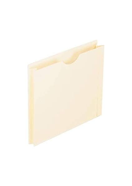 Dosya Ceketleri, Mektup Boyutu, Manila, 2" Genişletme, Başparmak Kesimli Güçlendirilmiş Düz Kesim Sekmeler, Kutu Başına 50 (22200EE), Bej fiyatları