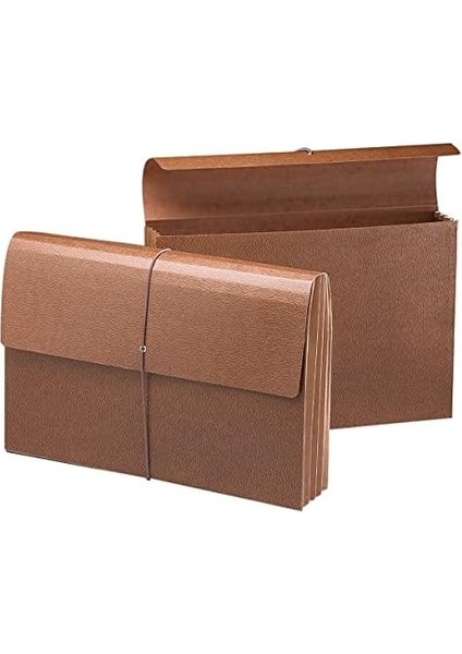 Kapaklı ve Kordon Kapamalı Klasik Genişleyen Dosya Cüzdanı, 5-1/4" Genişleme, Yasal Boyut, Redrope, Kutu Başına 10 Adet (71376) modelleri