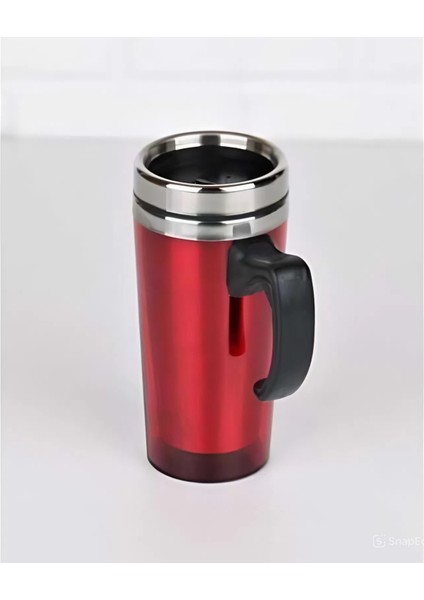 500 ml Sızdırmaz Kırmızı Çelik Termos – Gün Boyu Sıcak/soğuk Koruma