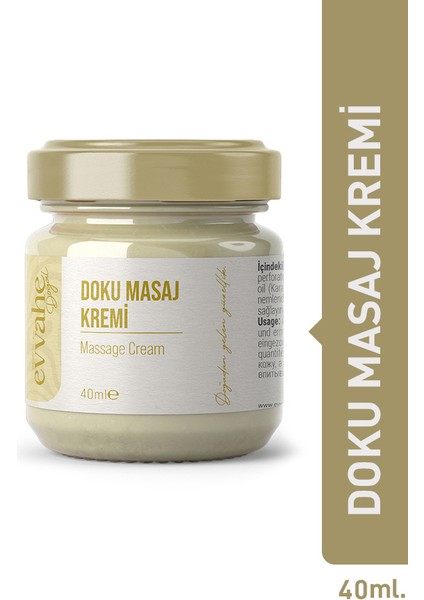 Doku (bitkisel) Masaj Kremi (40ml)