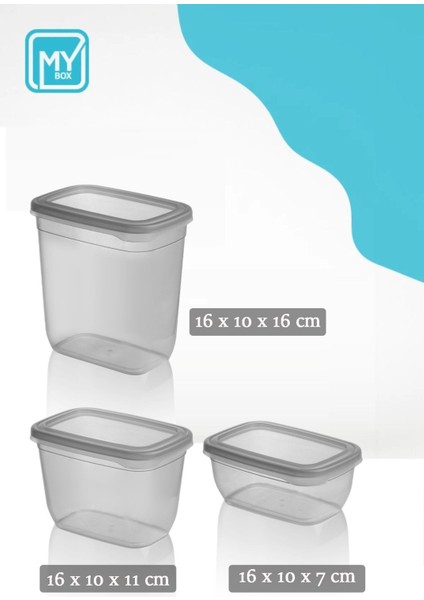 12'li Erzak Saklama Kabı Seti - Sızdırmaz Kapaklı Un Bakliyat Saklama Kutusu 4X(2000-1300-750ML) indirimleri