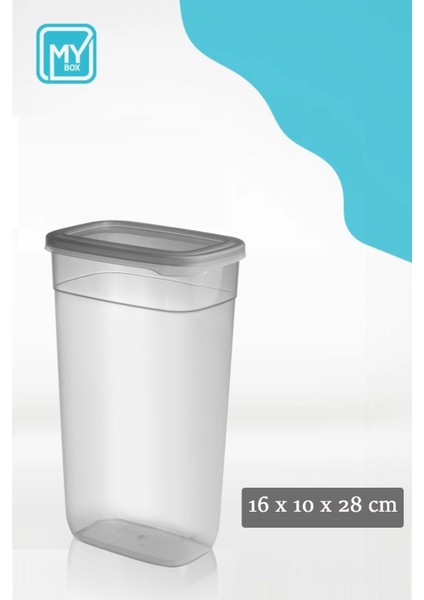 4'lü Mega Boy 3250 ml Un Bakliyat Saklama Kutusu - Sızdırmaz Kapaklı Çok Amaçlı Erzak Saklama Kabı indirimleri