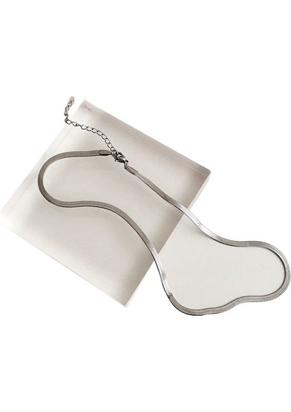 Takı Basit Zincir Uzun Para Takı Yaratıcı Sarma Yılan Kemik Zincir Püskül Kolye Kadın (Yurt Dışından)