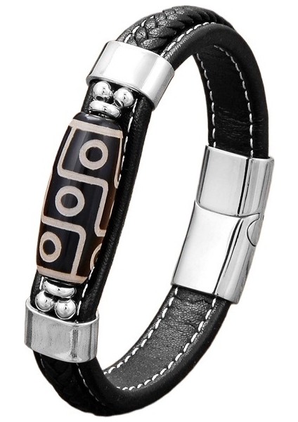 Retro Bilezik Etnik Stil Erkek Bilezik Moda Erkek Dokuma Dzi Bilezik (Yurt Dışından)