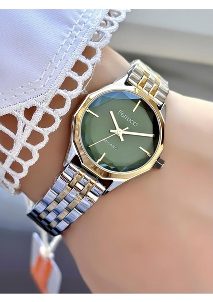 Milano Kadın Kol Saati - Kesme Camlı ,metal Kordon fiyatları