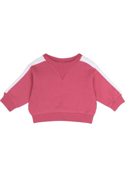 Kontrast Pembe Sweatshirt Pantolon Set modelleri