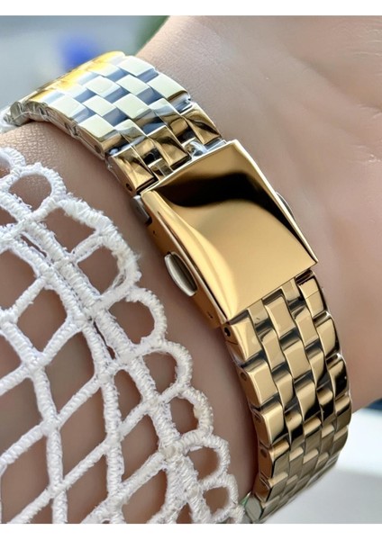 Milano Kadın Kol Saati – Kadran, Kare Kasa, Altın Renk Metal Kordon, Analog Quartz modelleri