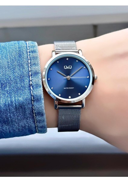 Hasır Kordon Gümüş Renk Taşlı Kadran Kadın Kol Saati fiyatları