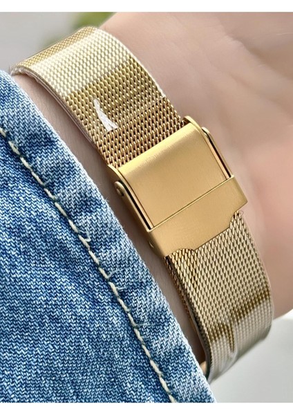 Hasır Kordon Altın Renk Kadın Kol Saati modelleri