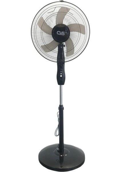 16 İnç Ayaklı Vantilatör 40 W Güçlü Hava Akışı ile Siyah Modern Tasarım fiyatları