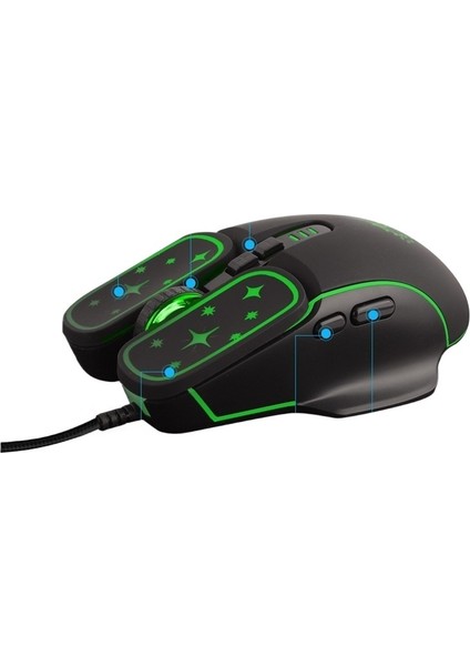 Mouseusb Kablolu Oyun Faresi Bilgisayar Faresi (Yurt Dışından) fiyatları