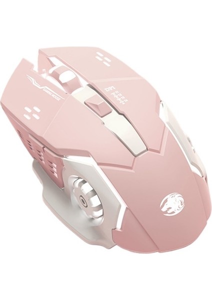 Kablosuz Bluetooth Mouse Pembe Yüksek Değer Sessiz Şarj Kızlar Sevimli E-Spor Oyunu Ofis Bilgisayar (Yurt Dışından)