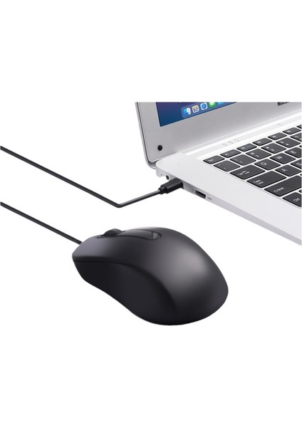 Typec Kablolu Fare Sessiz Cep Telefonu Dizüstü Tablet Macbook Air Pro Bilgisayar Faresi (Yurt Dışından) fiyatları