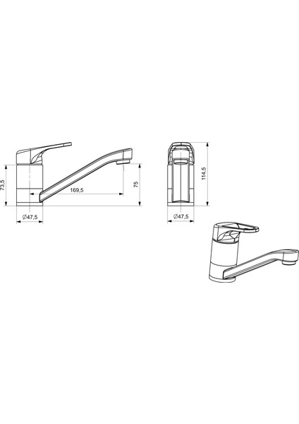 Tulipeko Lavabo Bataryası Döner Boru fiyatları
