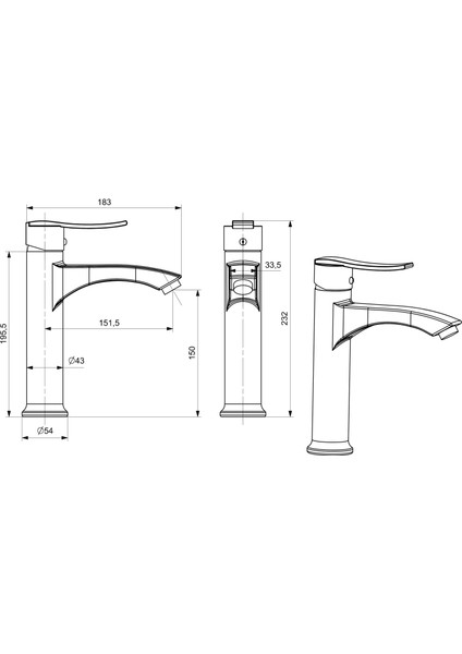 Novagold Lavabo Bataryası Orta fiyatları