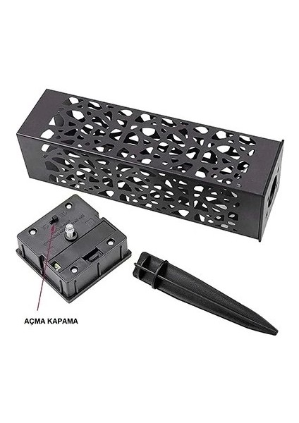 Dekoratif Solar Güneş Enerjili Bahçe Aydınlatması Yürüyüş Yolu Seti ( 8 Adet ) modelleri