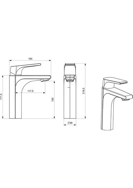Storm Lavabo Bataryası Orta fiyatları