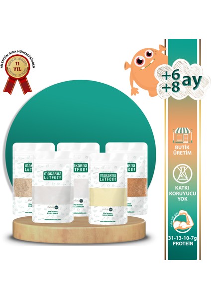 Başlangıç Bebek Ek Gıda Seti (+6-8 Ay)