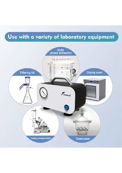 Joanlab VP-10L Vakum Pompası Yağsız Diyafram Tip 0.075 Mpa / 10 L/dk modelleri
