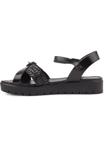 Hakiki Deri Kadın Sandalet DG6061 fırsatları